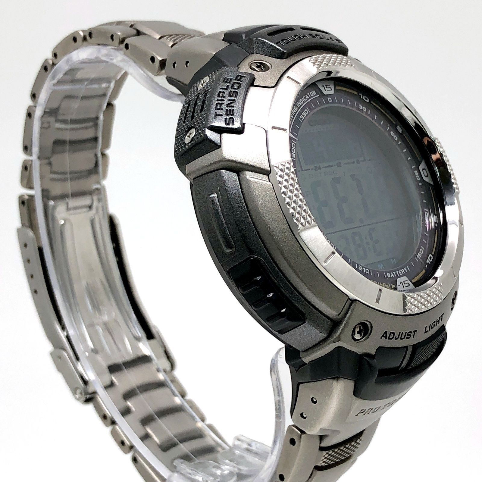 CASIO カシオ PRO TREK TRIPLE SENSOR PRW-1000TJ ソーラー電波 