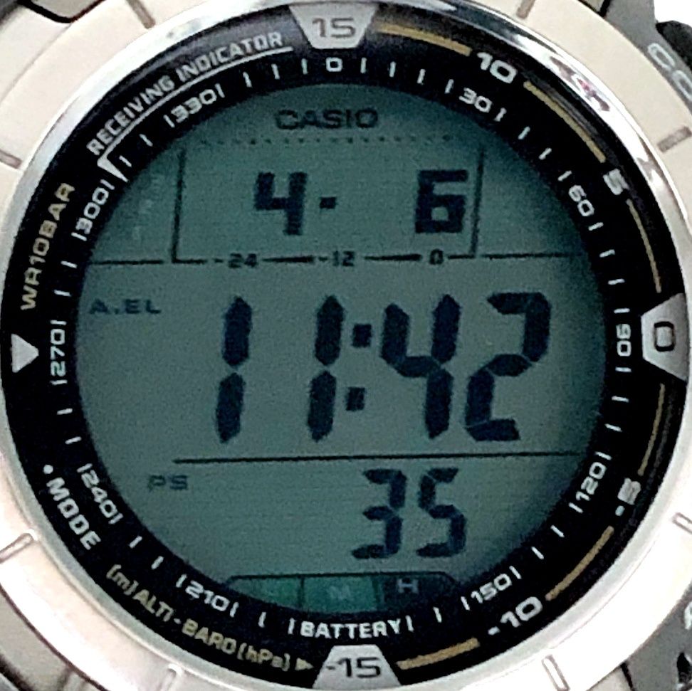 CASIO カシオ PRO TREK TRIPLE SENSOR PRW-1000TJ ソーラー電波 