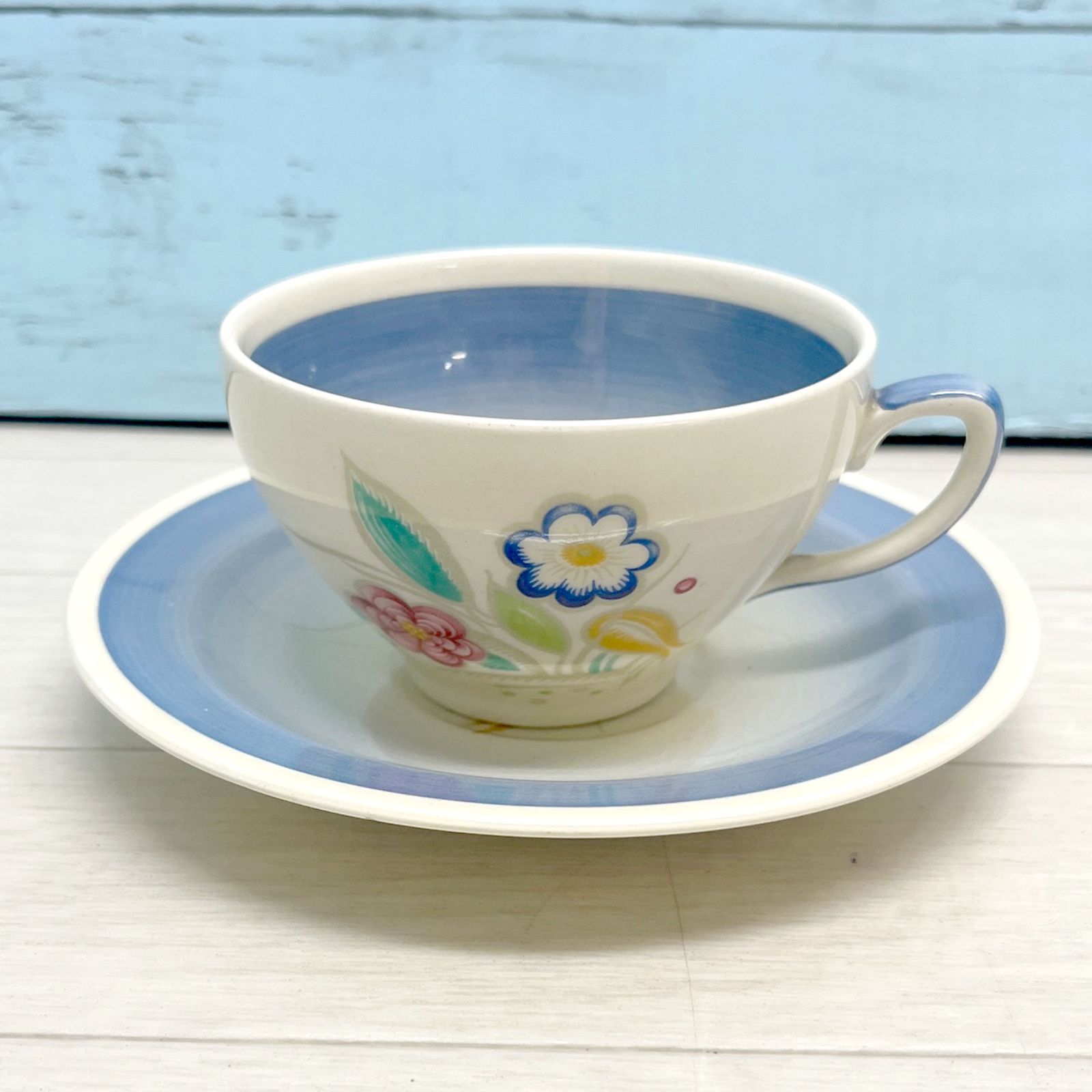 スージークーパー＊グレィ社手描き鳥と花 ＊サンデーディッシュ | DFK 