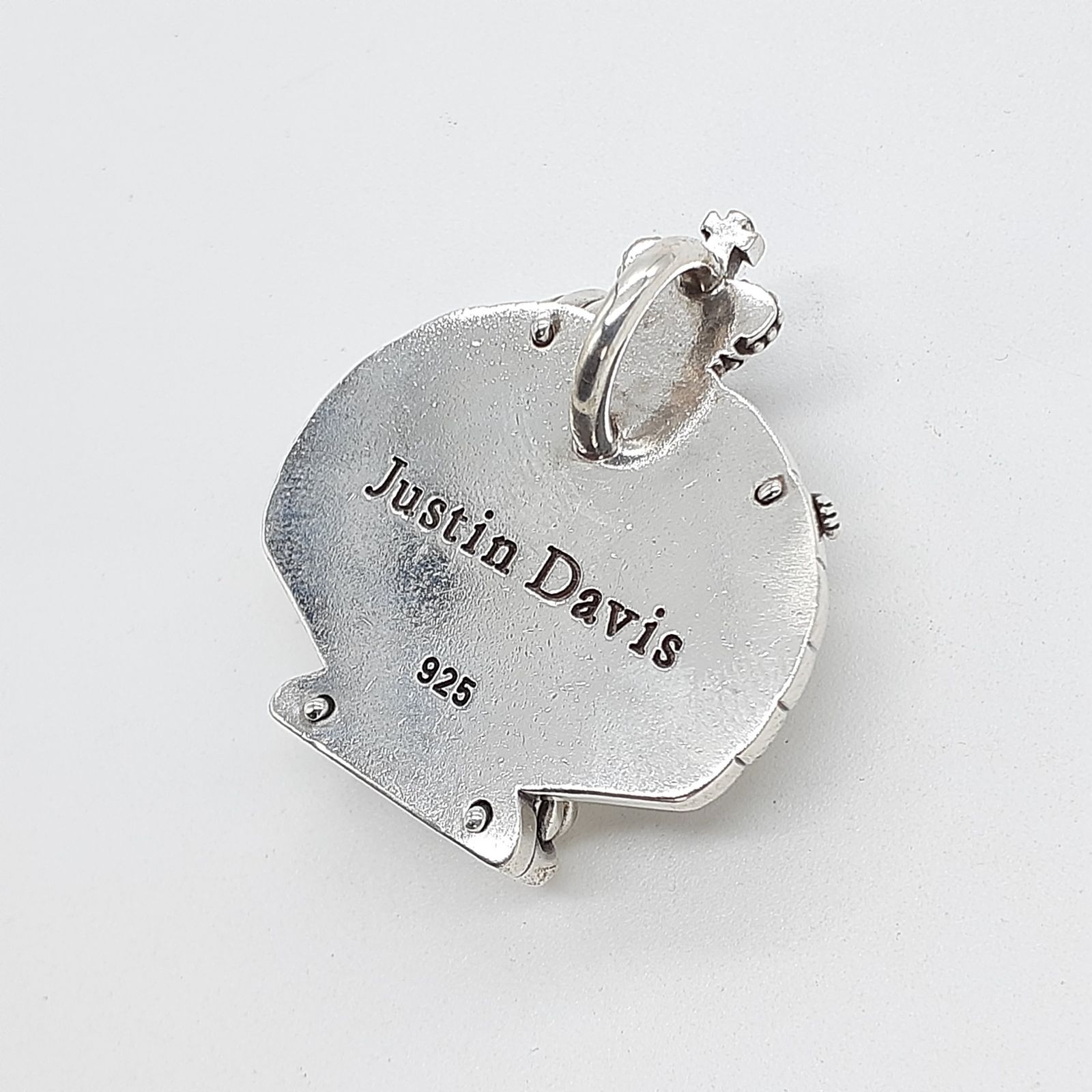 Justin Davis レア シルバー925 王冠モチーフ ネックレストップ 【公式
