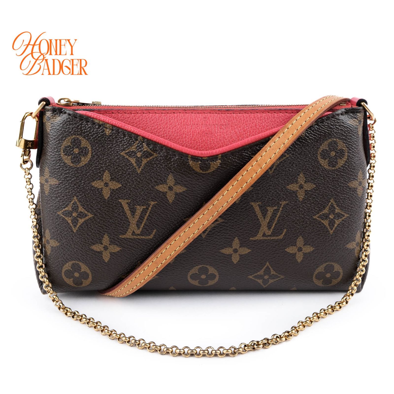 ヴィトン LOUIS VUITTON モノグラム パラスクラッチ M41638 ブラウン 