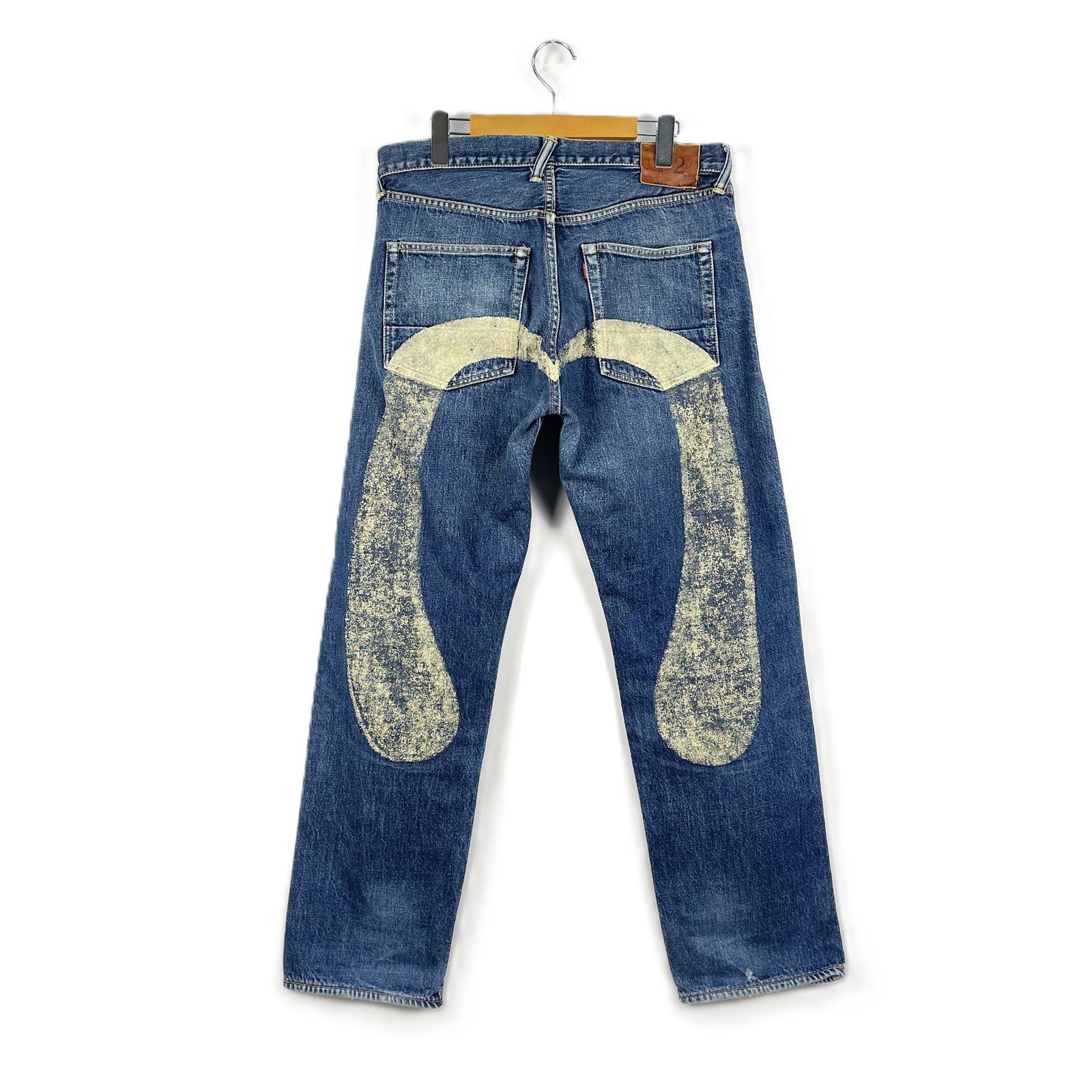 S*O様 EVISU Lot.2000 No,2 ビックカモメ フレイムパターン EVISU エヴィス No.2 LOT.2000 ビッグカモメ 白カモメプリント デニム