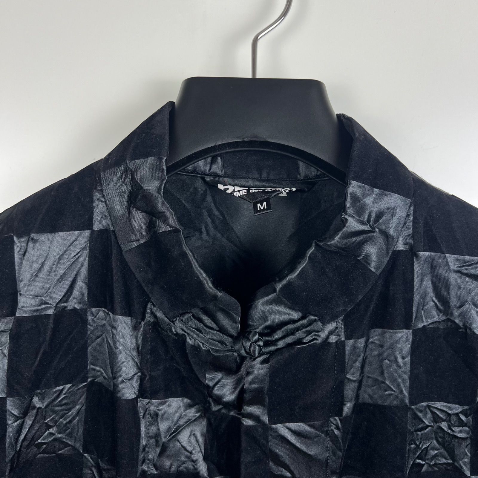 BLACK COMME des GARCONS AD2023 23aw checker china coat M 1L-J017 