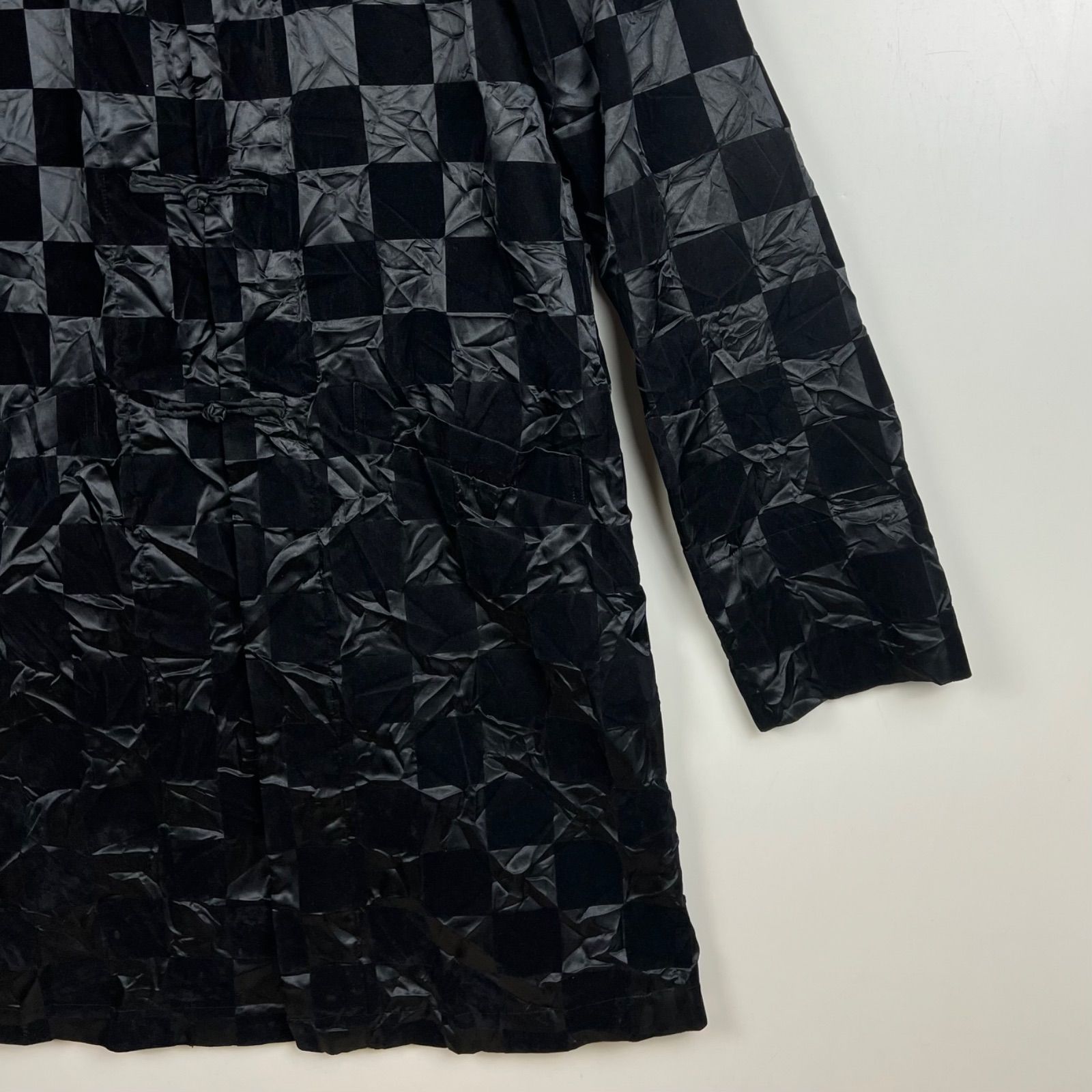 BLACK COMME des GARCONS AD2023 23aw checker china coat M 1L-J017 