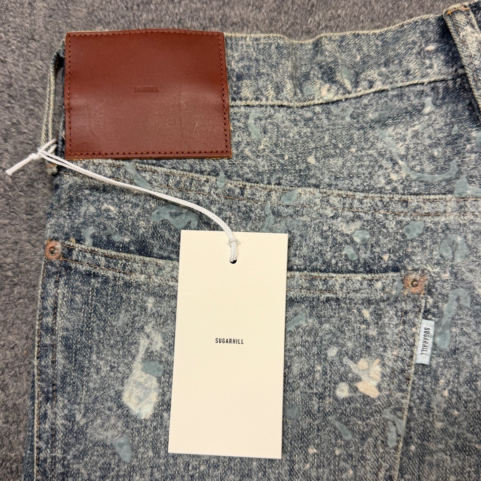 参考上代70400円 未使用 SUGARHILL 24AW MOLDED DENIM TROUSERS 