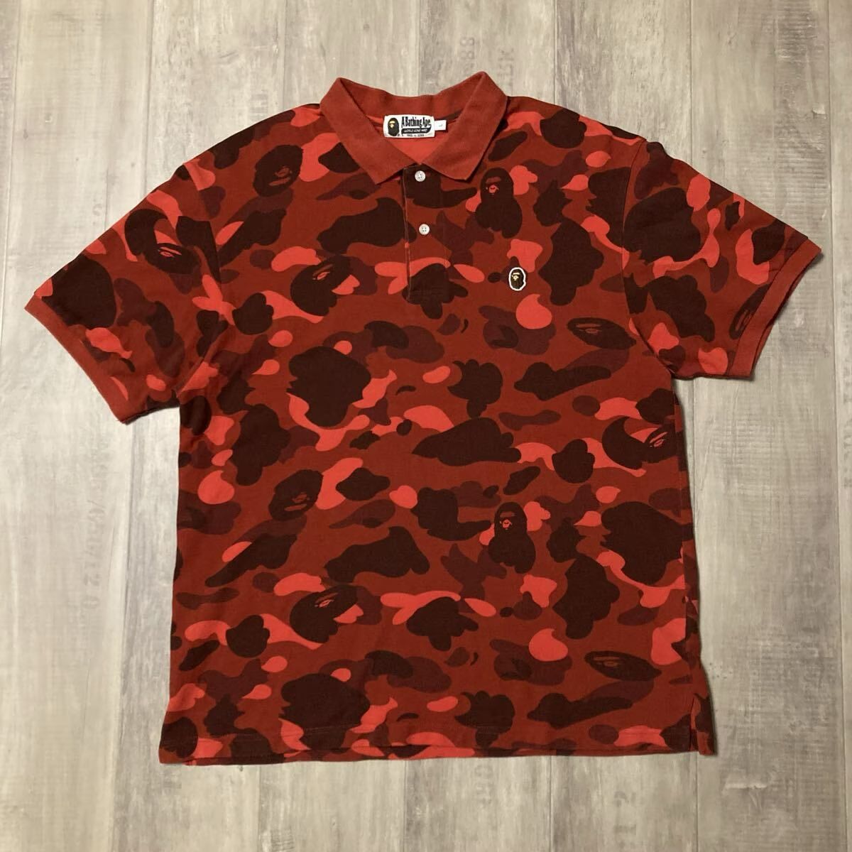 che着用　A BATHING APE 迷彩ポロシャツ Yoko che着用 A BATHING APE 迷彩ポロシャツ Yoko - メルカリ