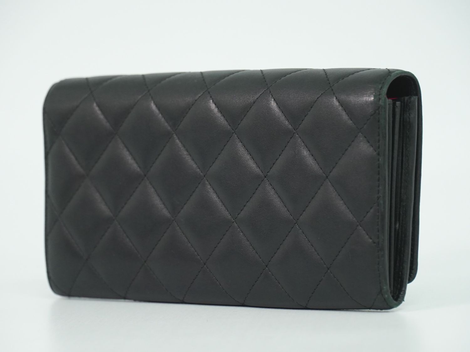 本物 シャネル CHANEL ココマーク カンボンライン 長財布 ロング 