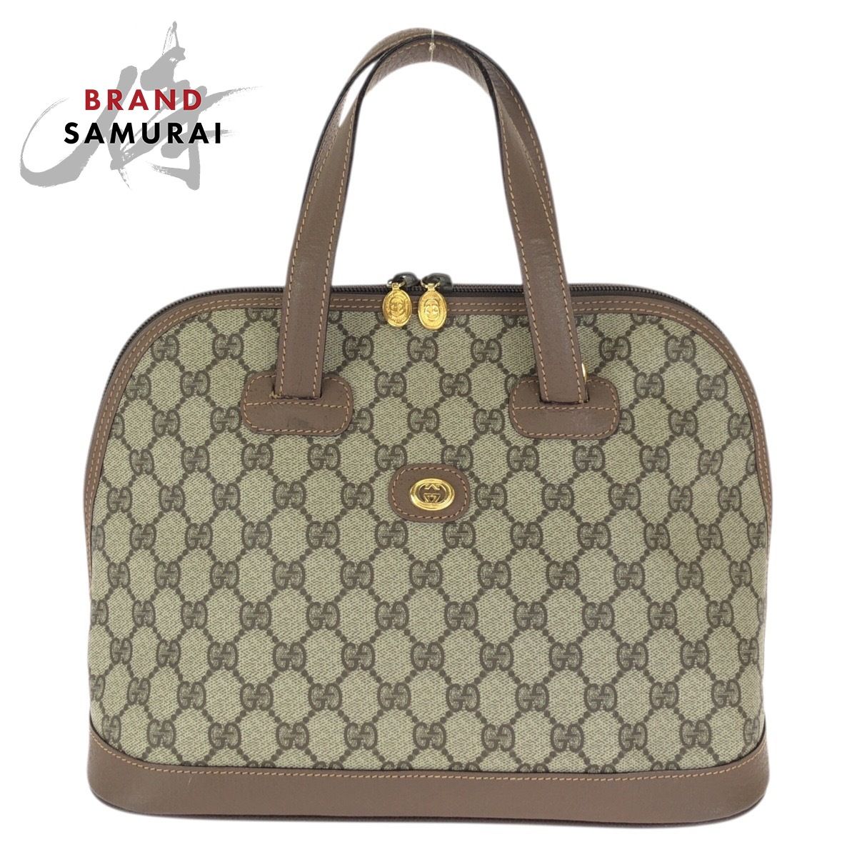 美品 GUCCI グッチ オールドグッチ ドーム サッチェルバッグ ◎中古品 