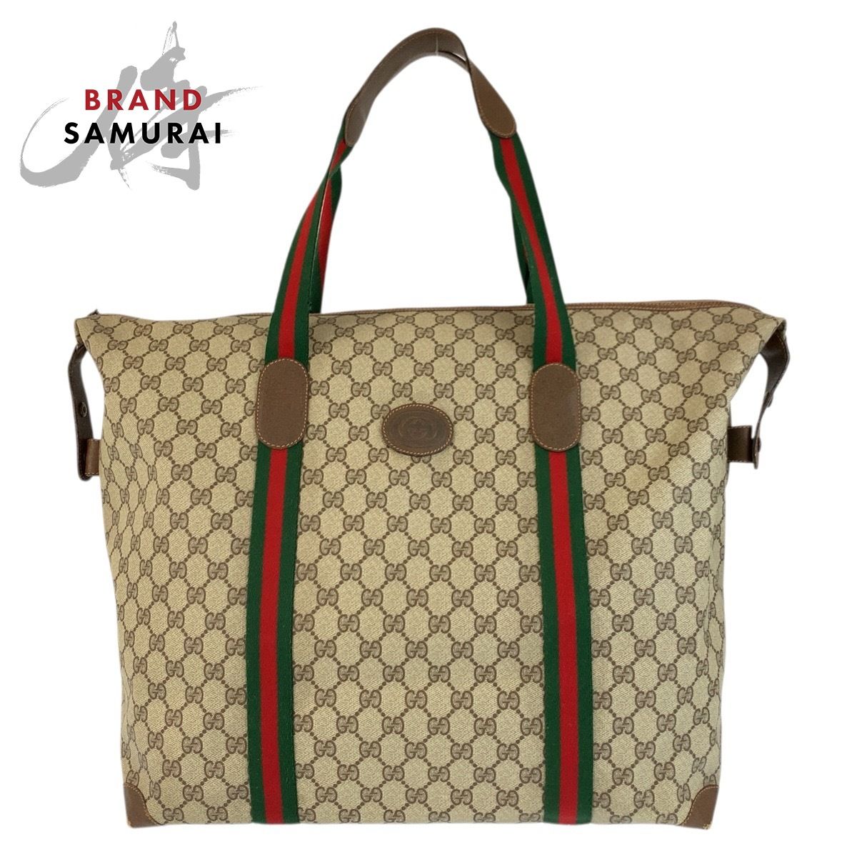 美品 GUCCI グッチ ヴィンテージ シェリーライン GGスプリーム 