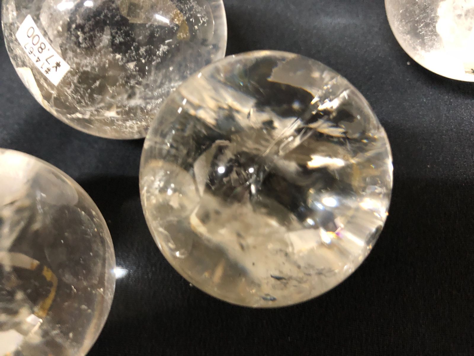 Crystal 天然水晶丸玉BOX|コリント産