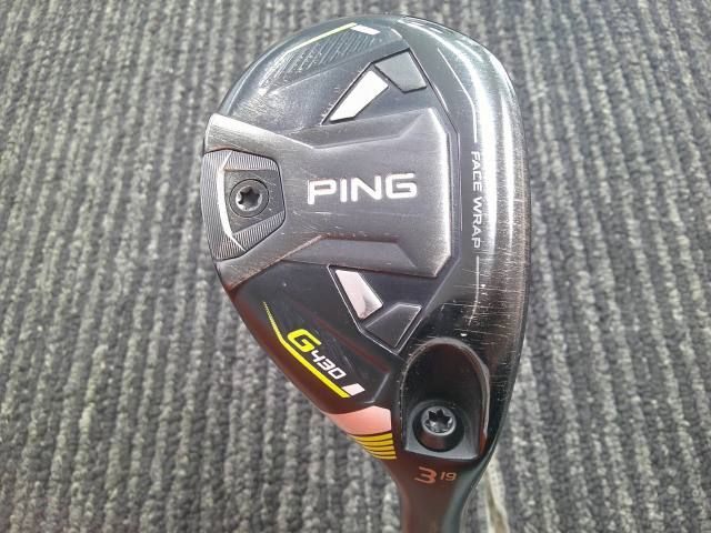 U04】【中古】B：PING G430ユーティリティU3 ロフト19° TOUR 2.0 85/S 