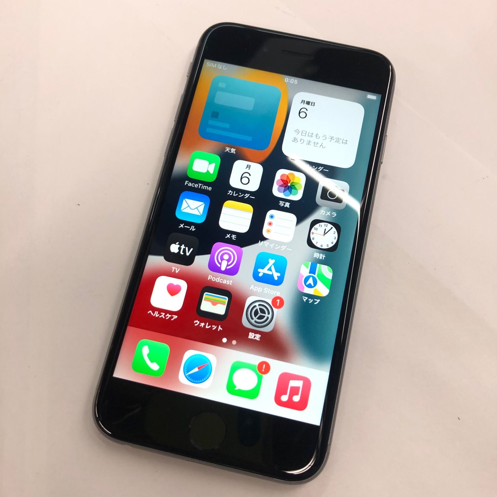 訳あり品】iPhone 6S au SIMロック解除済 32GB スペースグレイ【保証 