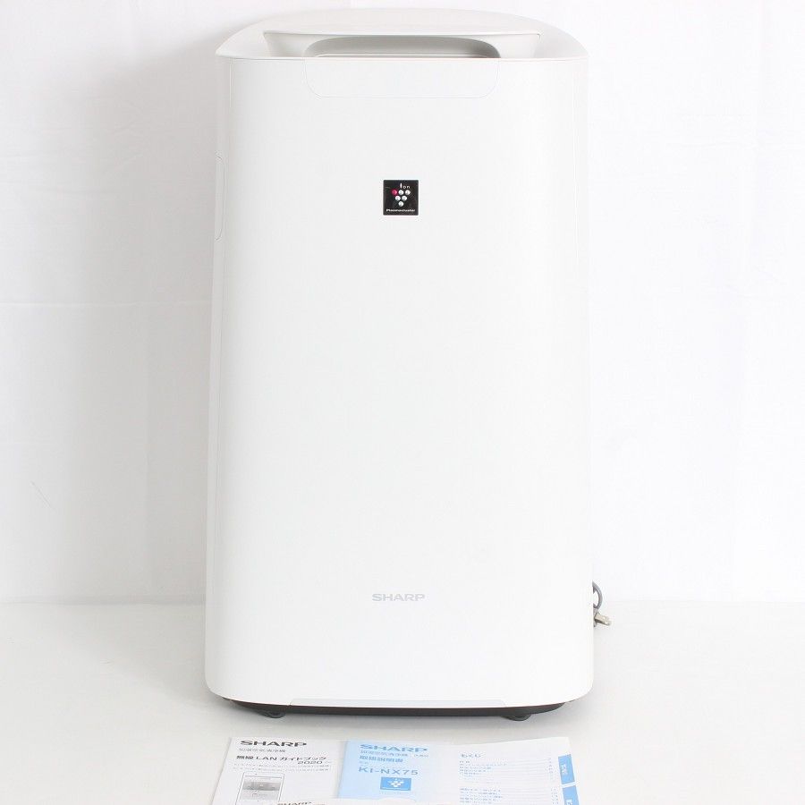 シャープ プラズマクラスター25000 KI-NX75-W ホワイト 加湿空気清浄機 