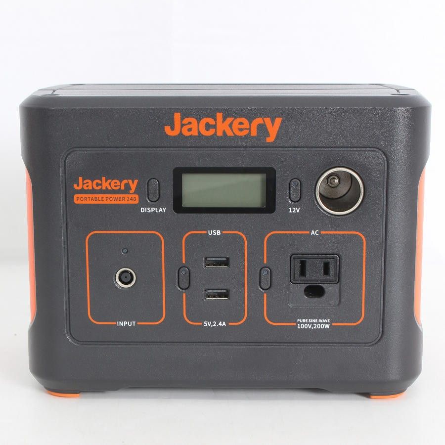 美品】Jackery 240 PTB021 大容量 67200mAh/240Wh ポータブル電源 