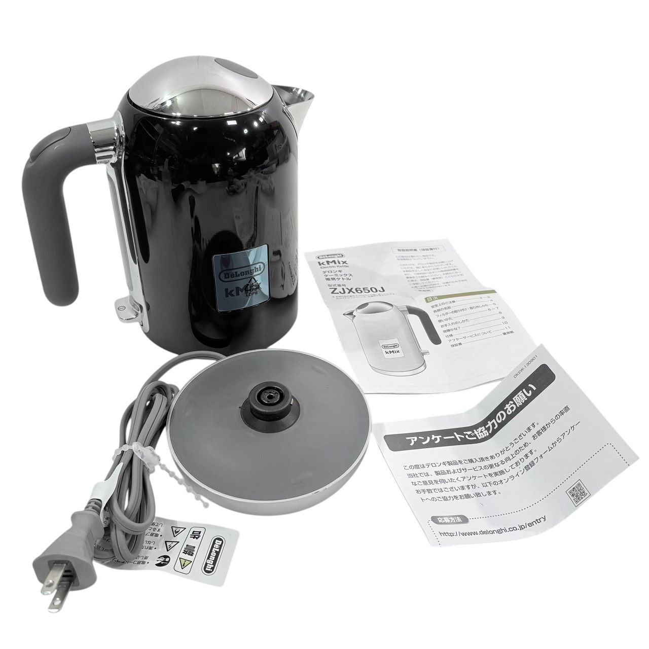 電気ケトル デロンギ ZJX650J Delonghi kMix ケーミックス 電気ポット