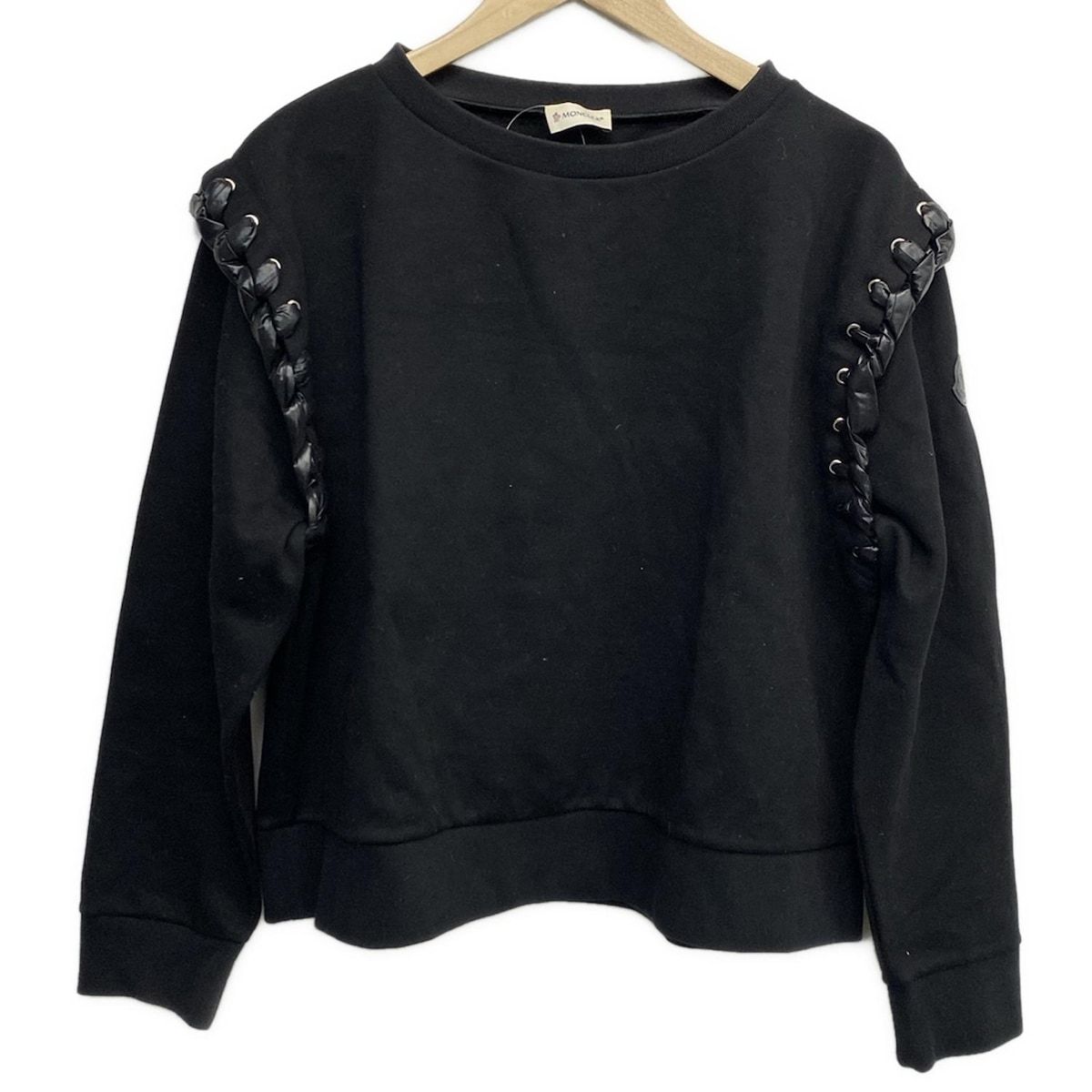 MONCLER(モンクレール) トレーナー サイズM レディース美品 黒 長袖 