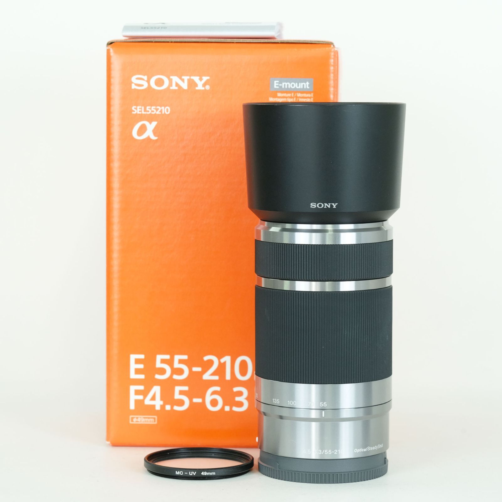 良品 | フィルター付] SONY E 55-210mm F4.5-6.3 OSS SEL55210 