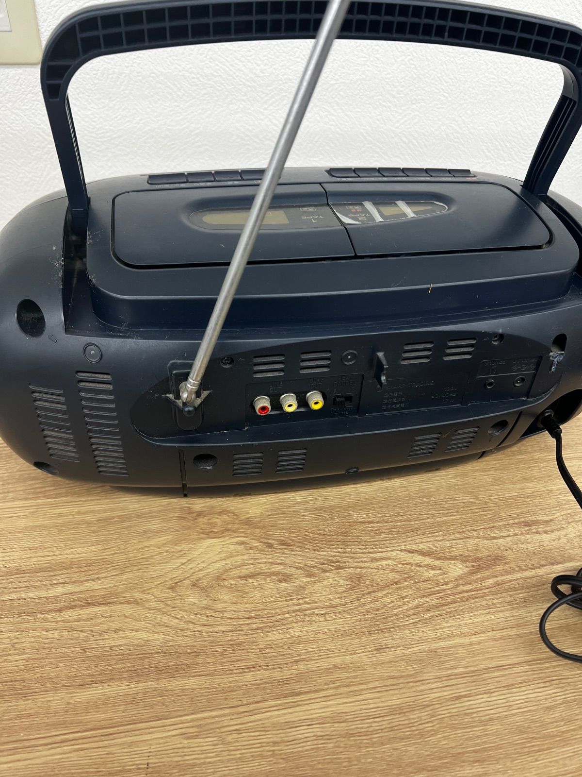 4 【通電動作確認済み】 シャープ SHARP QT-C600 CDラジカセ