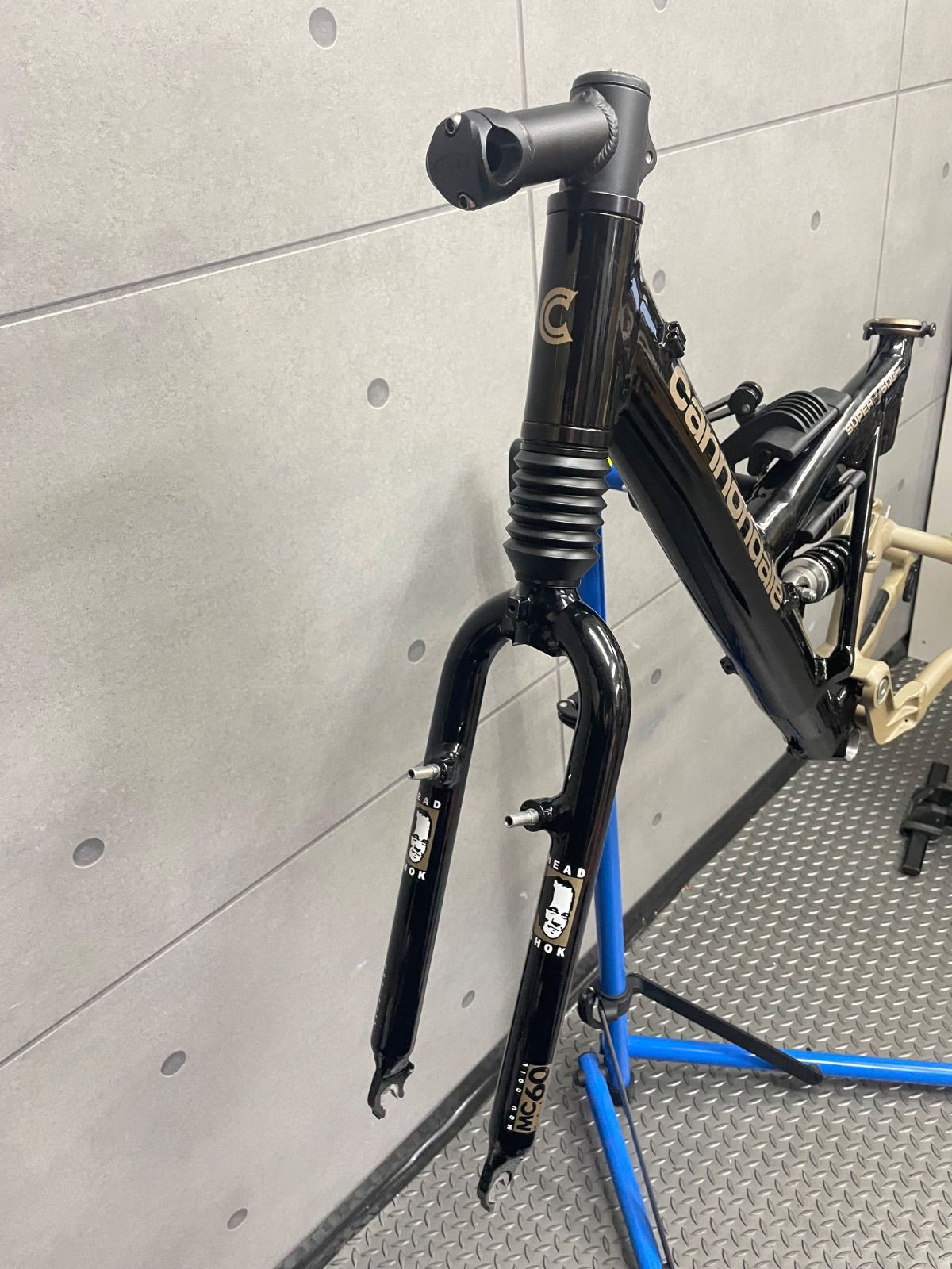 整備済・VINTAGE】Cannondale キャノンデール□SUPER V500□ブルー 