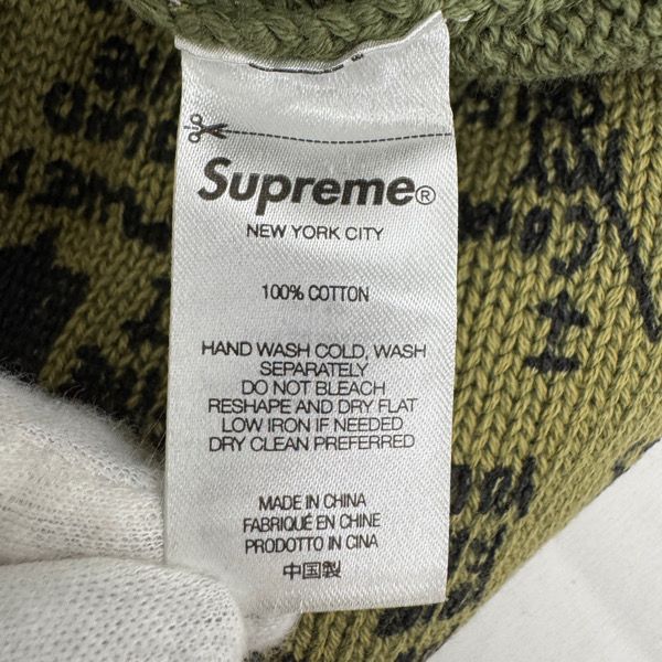 Supreme/シュプリーム【23SS】Gonz Poems Sweater/ゴンズ ポエム