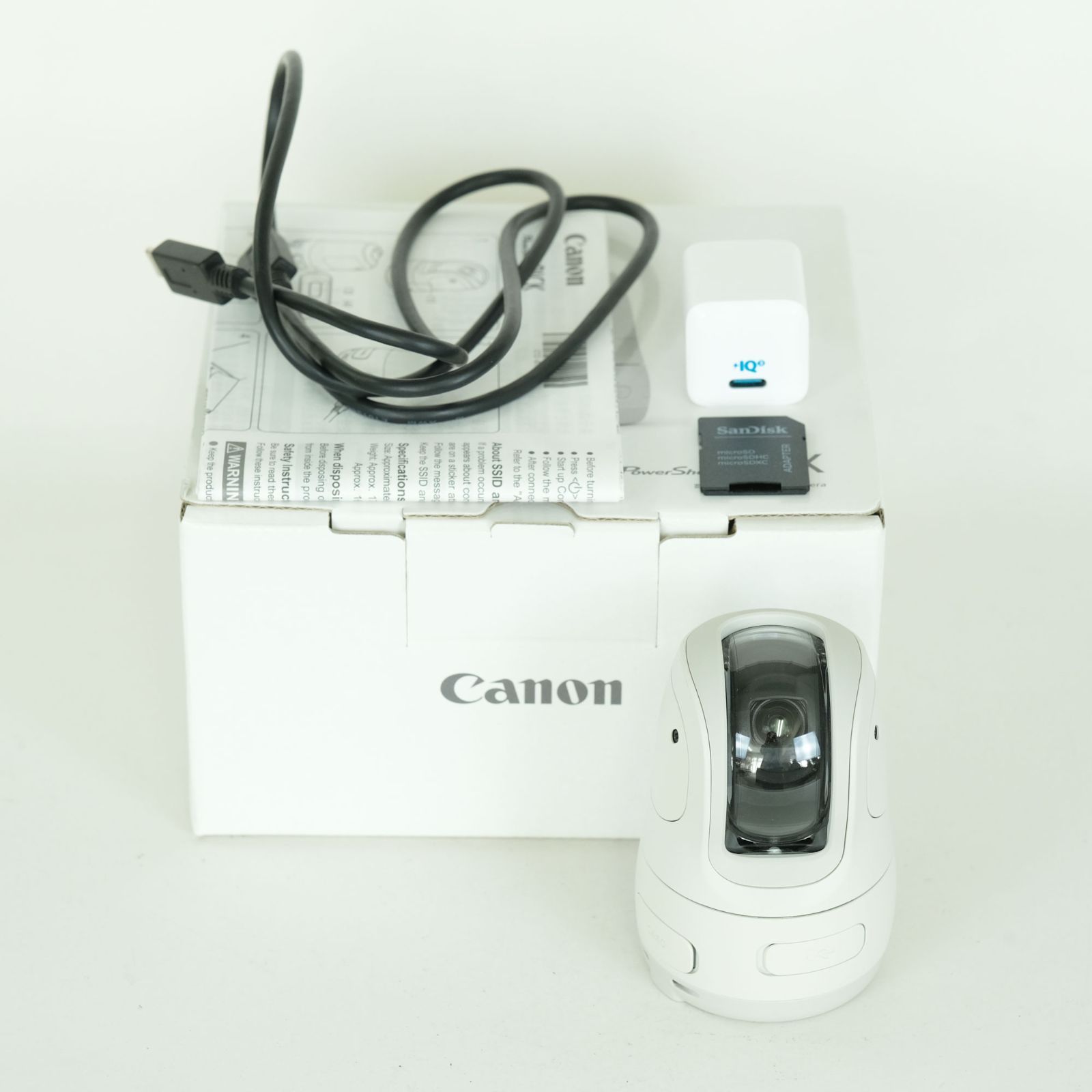 美品] Canon PowerShot PICK ホワイト - メルカリ