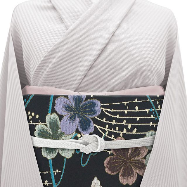 袋帯 未使用 フォーマル 正絹 京都 西陣 白綾苑大庭 金糸 黒地 黒 枝垂れ桜 桜 美しいデザイン 新古品 仕立て上がり みやがわ sb55324 新古品】 袋帯 未使用 フォーマル 正絹 京都 西陣 白綾苑大庭 金糸