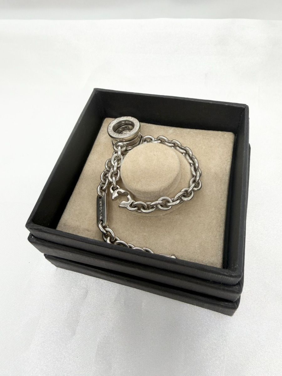超美品✨ブルガリ BVLGARI B.zero1 バックチャーム シルバー925 【公式