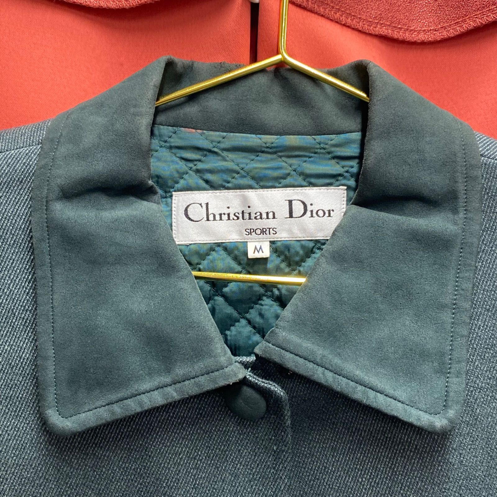 テーラードジャケット Christian Dior ジャケット グリーン系 ビンテージ