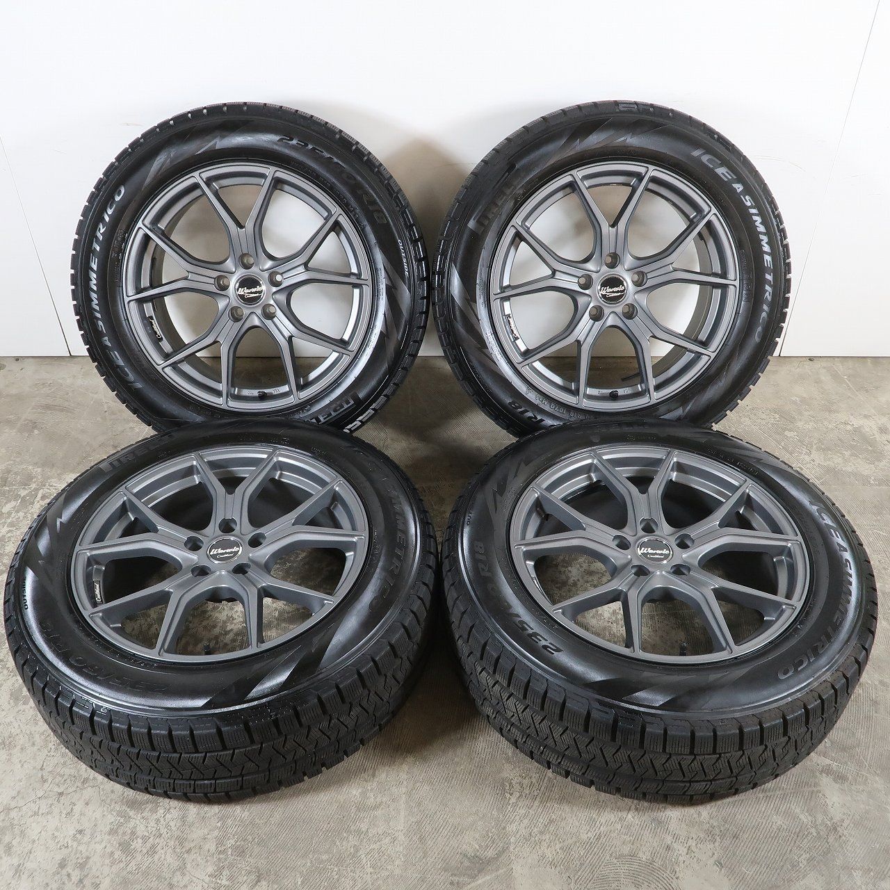 エクストレイル T33系 RAV4 50系 CX-60 等 4本 Warwic 18インチ 8J +38 