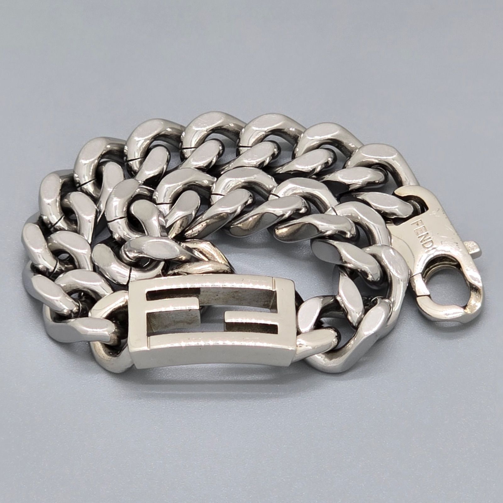 FENDI フェンディ バゲット ブレスレット S 腕周り約18㎝ シルバー