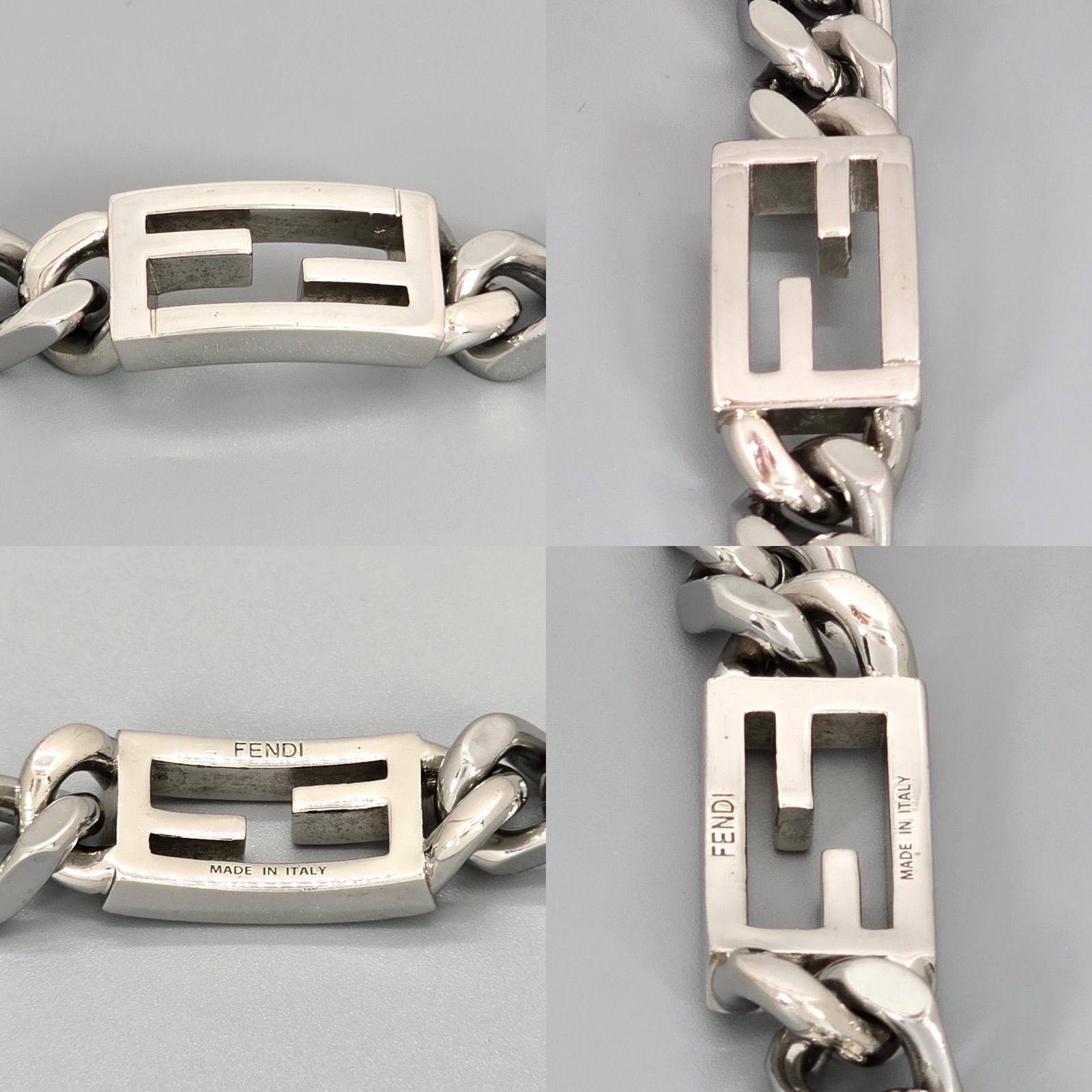FENDI フェンディ バゲット ブレスレット S 腕周り約18㎝ シルバー