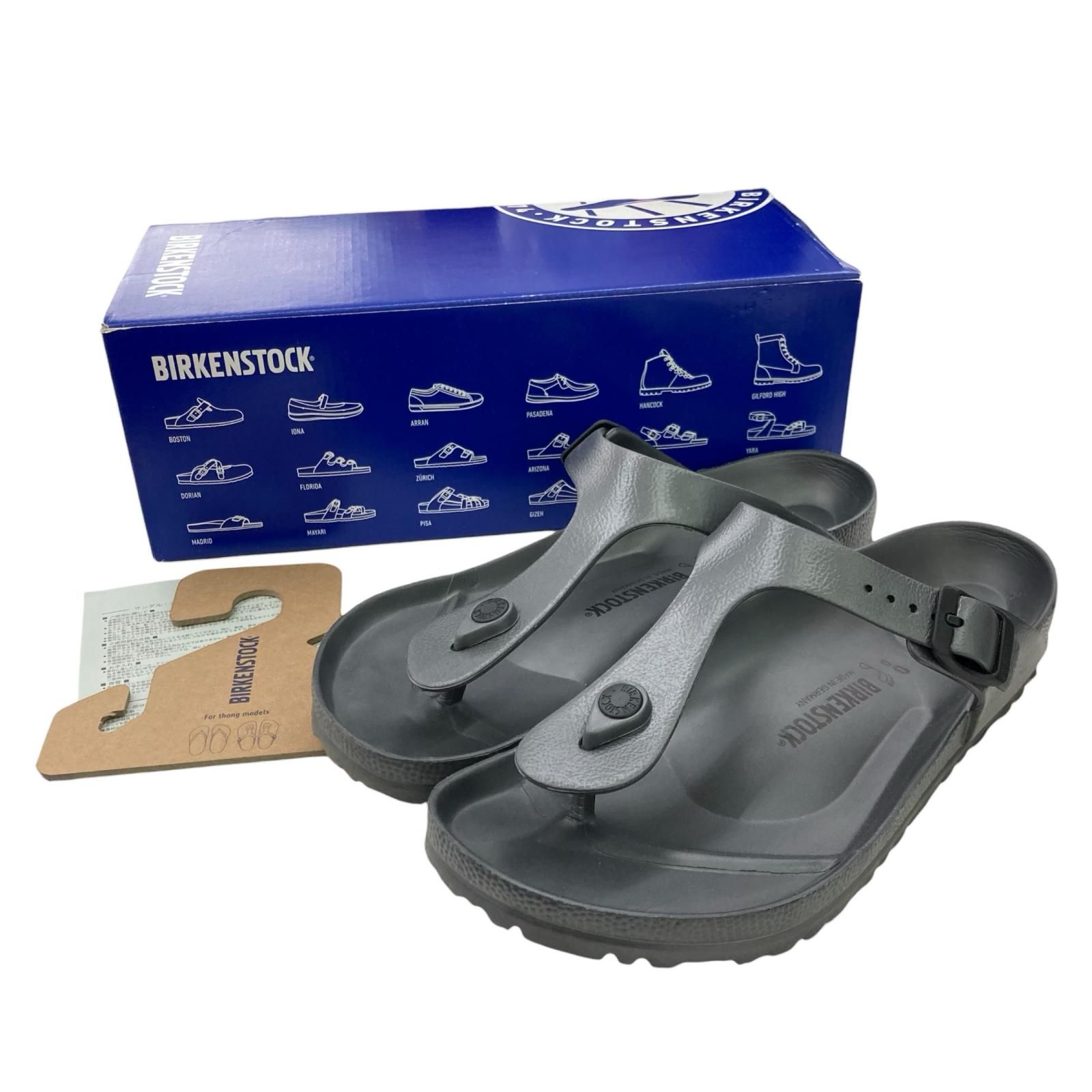 186000 BIRKENSTOCK ビルケンシュトック サンダル Gizeh EVA 1001505 26cm グレー