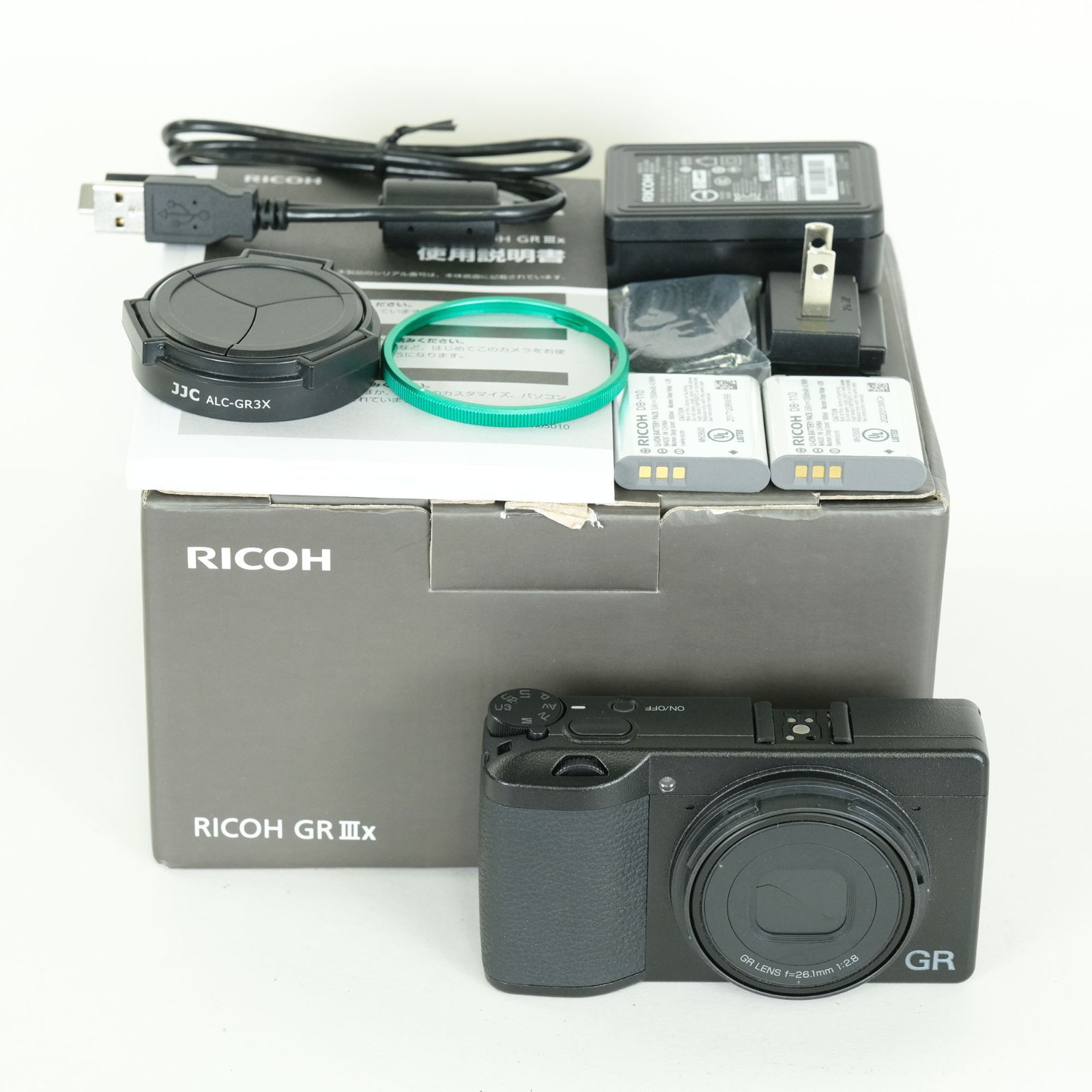 新品同様 | 動作正常 】 RICOH GR IIIx 【 シャッター数わずか250回