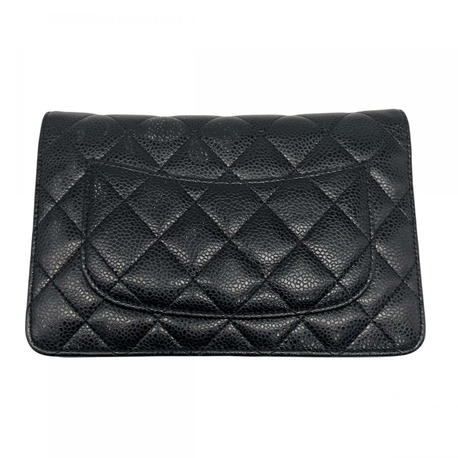 【中古】 CHANEL シャネル AP0250 チェーンウォレット マトラッセ ショルダーバッグ キャビアスキン ゴールド金具 ブラック レディース 25038200 SA 中古】 CHANEL シャネル AP0250 チェーンウォレット マトラッセ