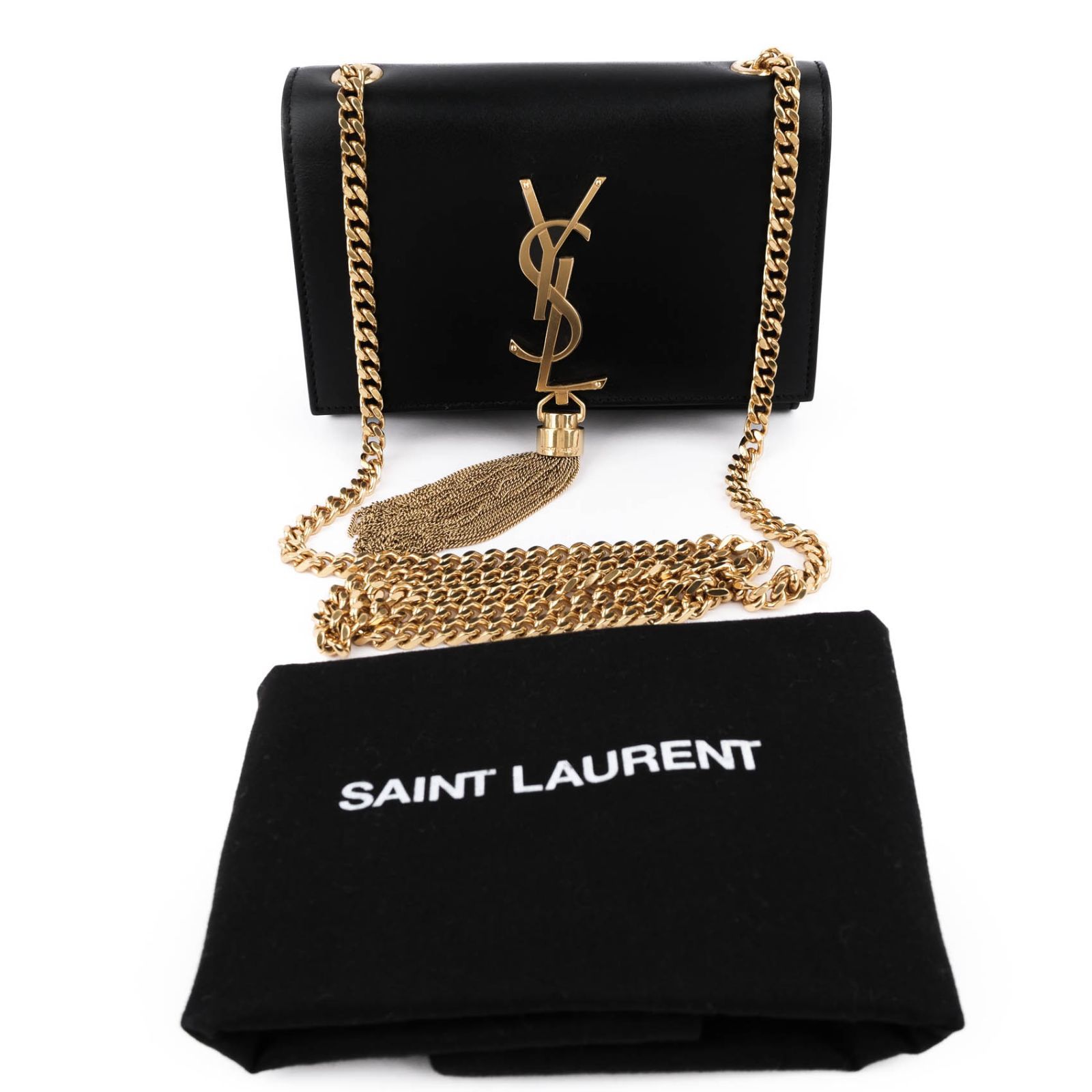 中古】サンローランパリ SAINT LAURENT PARIS ケイト レザー チェーン 