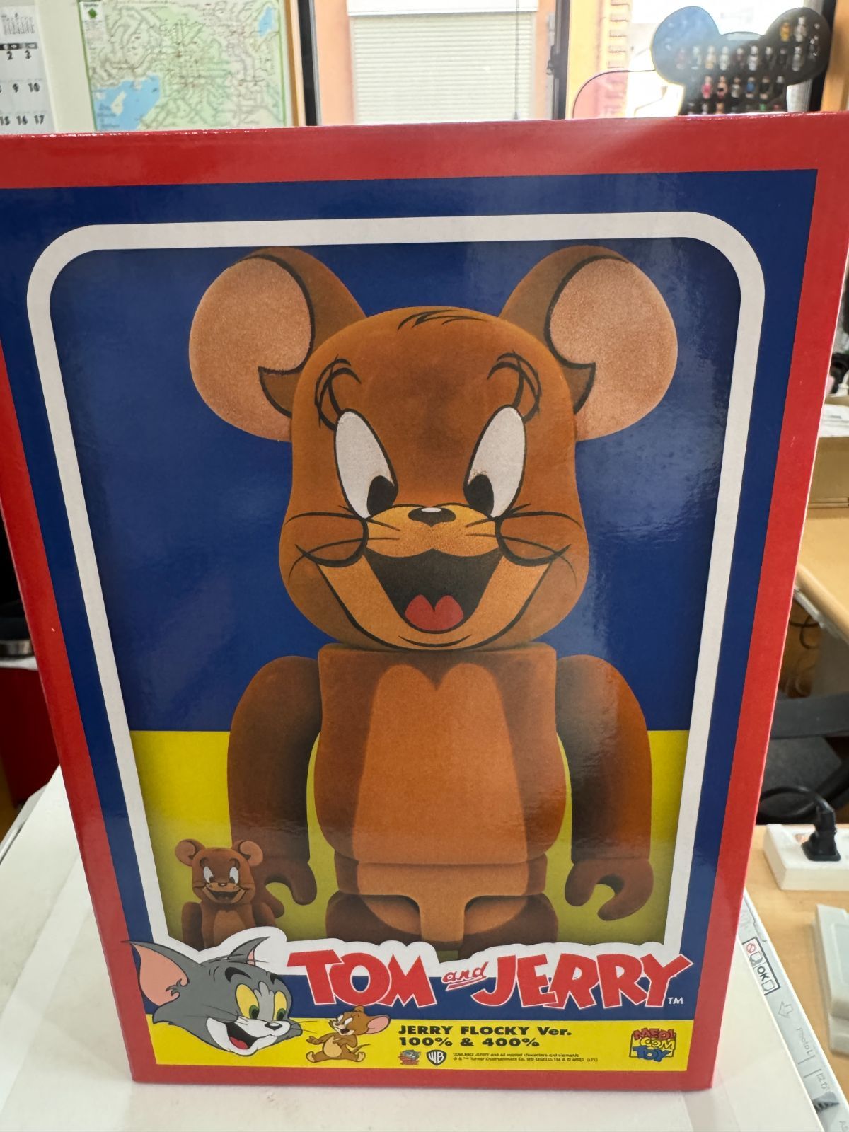 新品未使用】BE@RBRICK JERRY フロッキー Ver. 100％ & 400％（TOM AND 