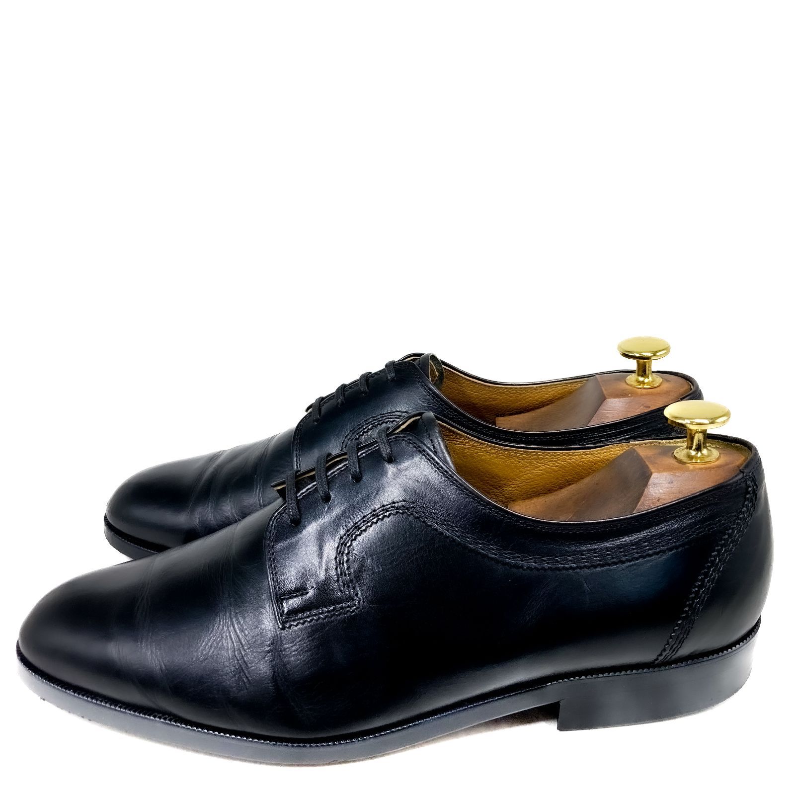 YVES SAINT LAURENT イヴサンローラン プレーントゥ YS-1206 黒 
