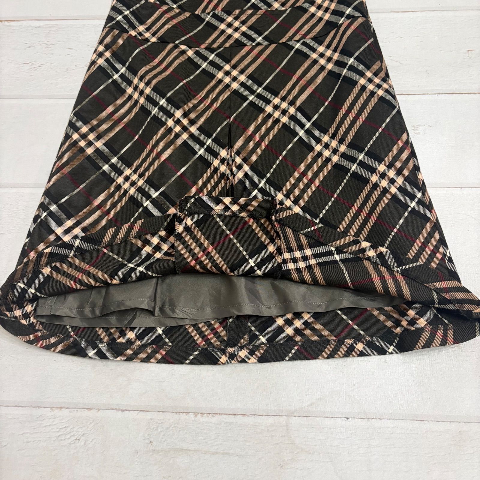 BURBERRY BLUE LABEL Nova Check Sleeveless Dress Belted Vintage Y2K