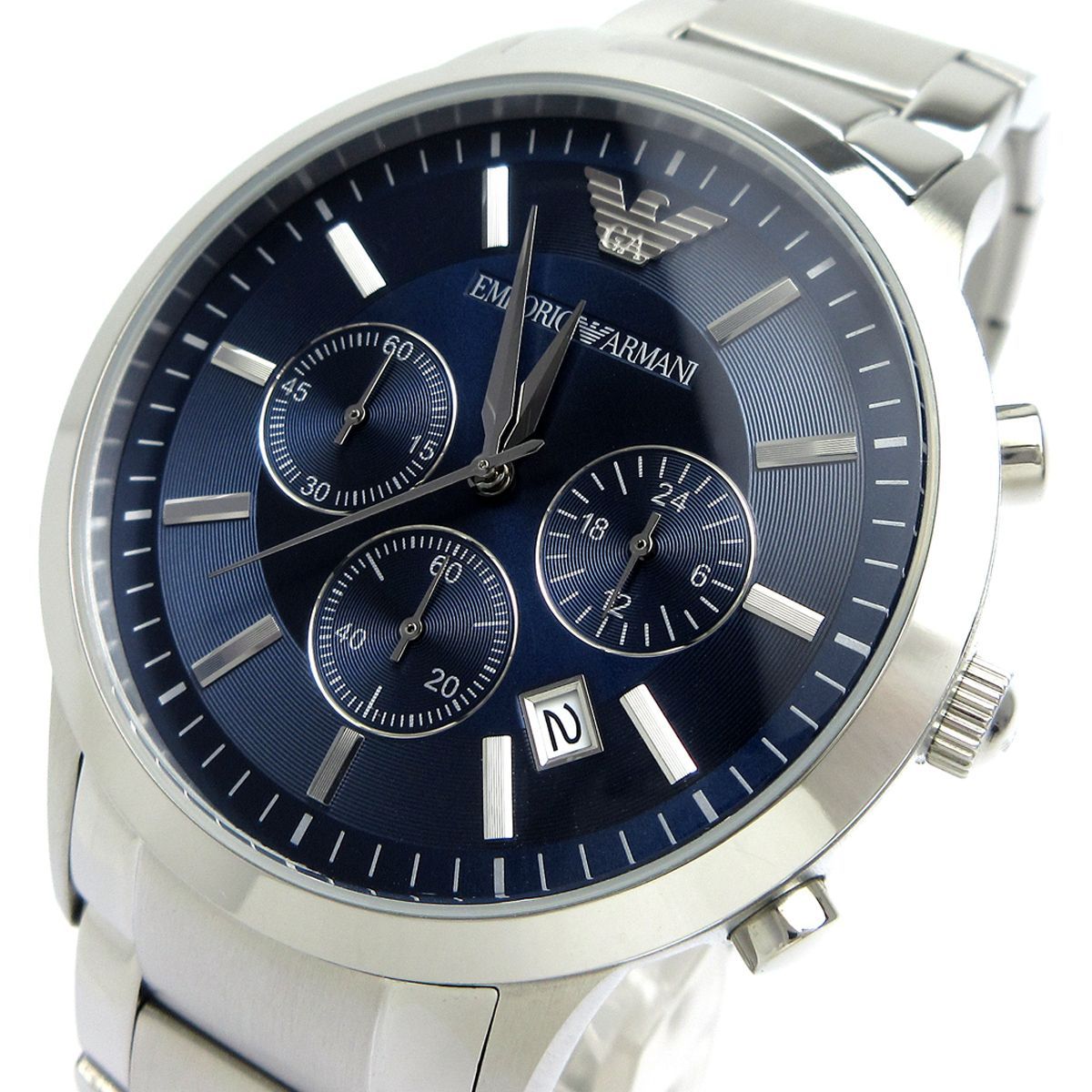 エンポリオアルマーニ EMPORIO ARMANI クロノグラフ メンズ デイト 