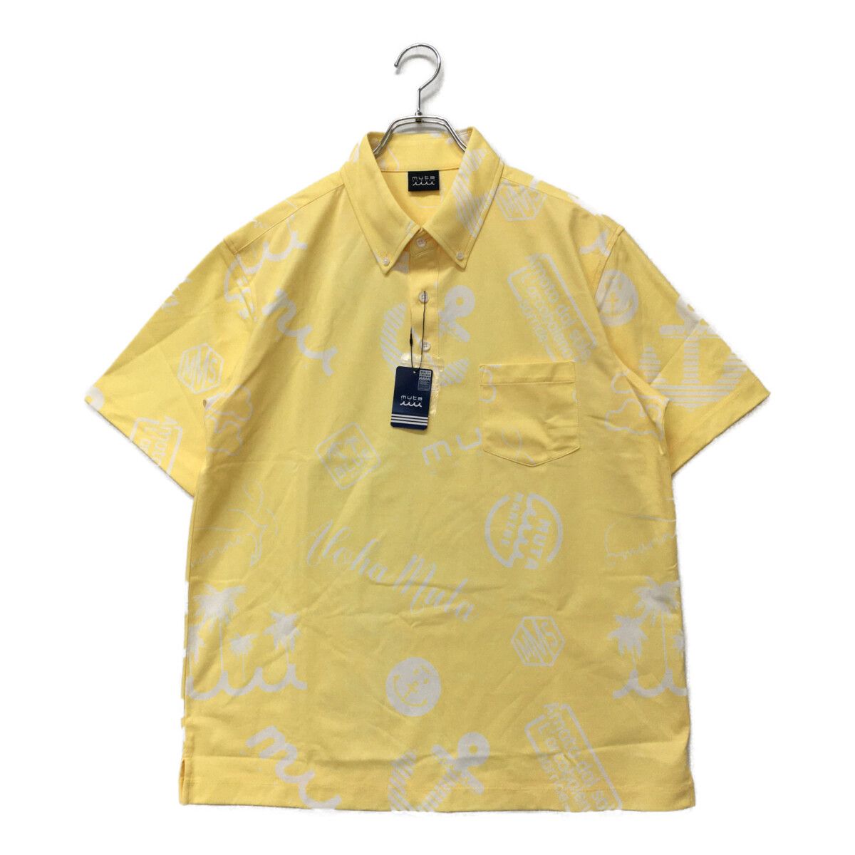 未使用品 メンズ ムータマリン muta MARINE 半袖ポロシャツ 7(XL) 黄色
