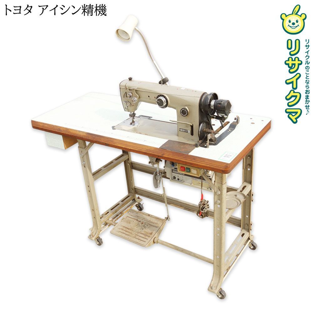 中古】K▽トヨタ アイシン精機 工業用ミシン 2本針 水平釜 100V LZ2