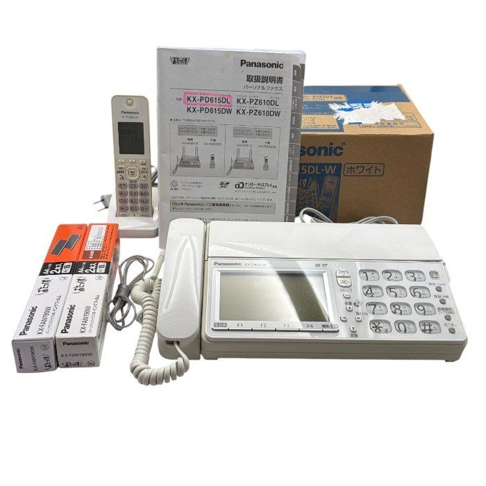 Panasonic Panasonic パーソナルファクス KX-PZ200DL KX-PZ200-W 親機