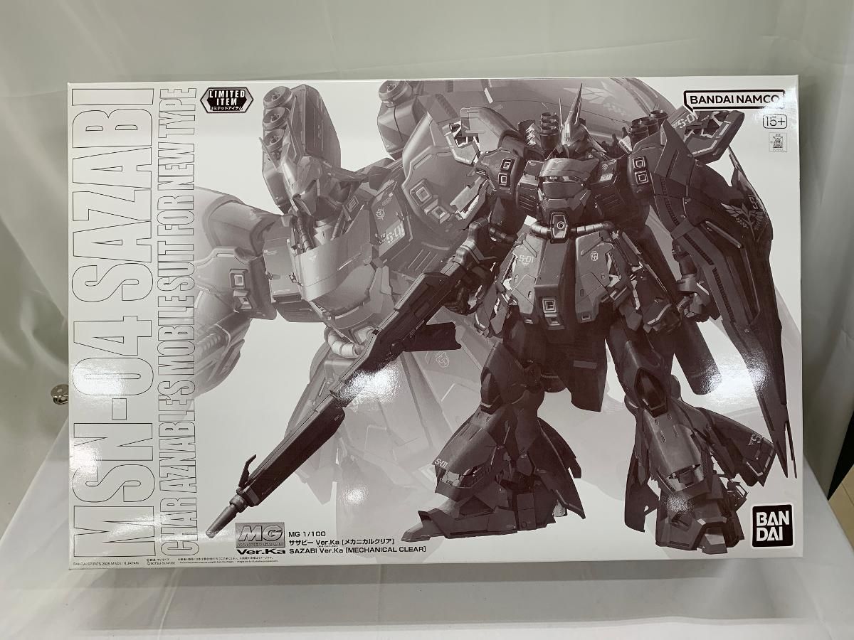 ♪【未開封】MG 1/100 サザビー Ver.Ka[メカニカルクリア] 「機動戦士