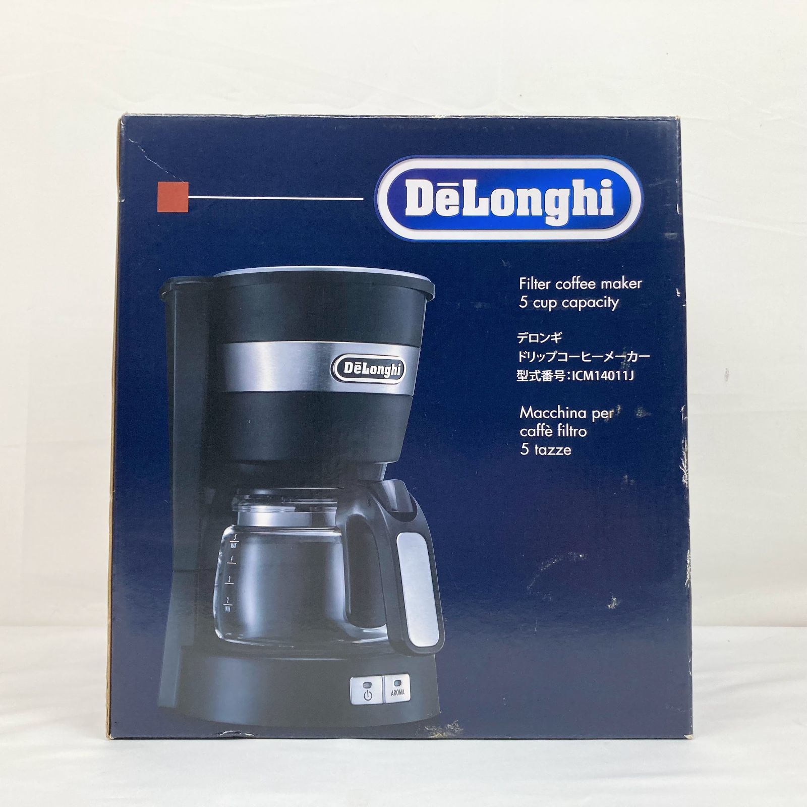 未使用品 デロンギ DeLonghi ドリップコーヒーメーカー ICM14011J 箱 