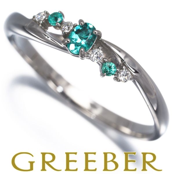 パライバトルマリン 0.09ct/0.02ct ダイヤ ダイヤモンド 0.03ct パライバトルマリン 0.09ct/0.02ct ダイヤ ダイヤモンド 0.03ct