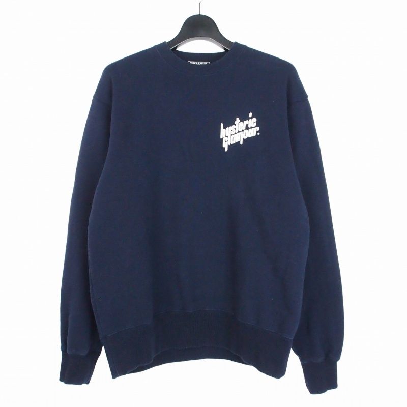 ヒステリックグラマー HYSTERIC GLAMOUR ROCKERS BACKPRINT SWEAT 