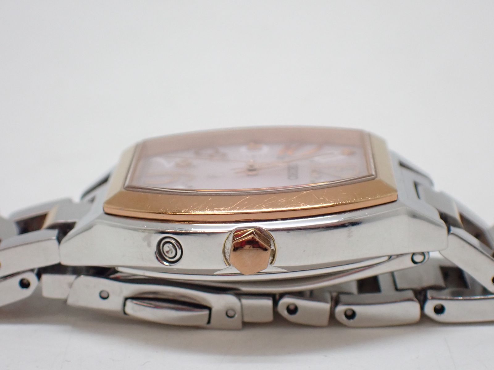 【55261】SEIKO セイコー ルキア 1B22-0BB0 腕時計 電波ソーラー レディース 中古品 自宅保管品 - メルカリ