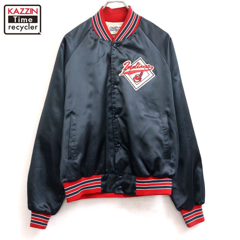 80s USA製 MLB vintage Chalk Line クリーブランド・インディアンズ