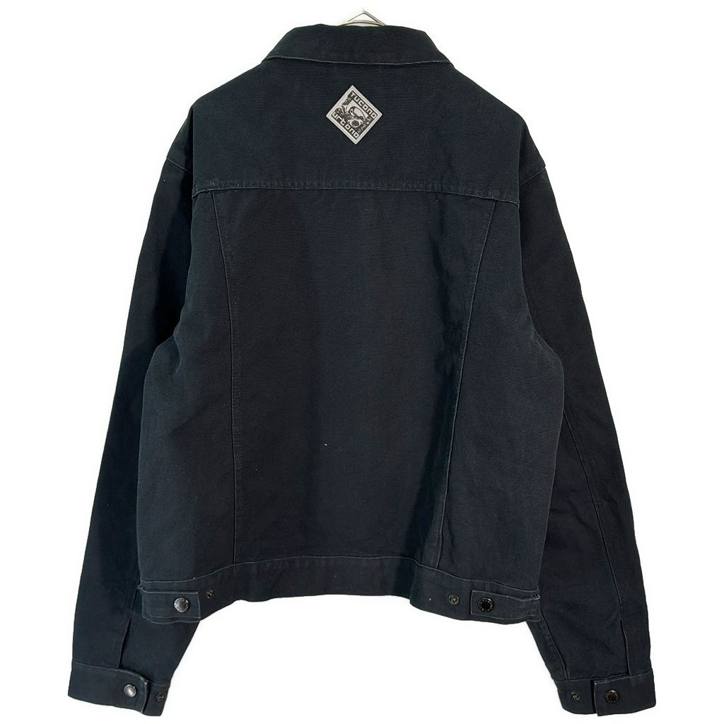 Tucano Urbano ダック地 トラッカージャケット ネイビー(メンズ L)中古 古着 X7452 Tucano Urbano ダック地 トラッカージャケット ネイビー(メンズ L)中古