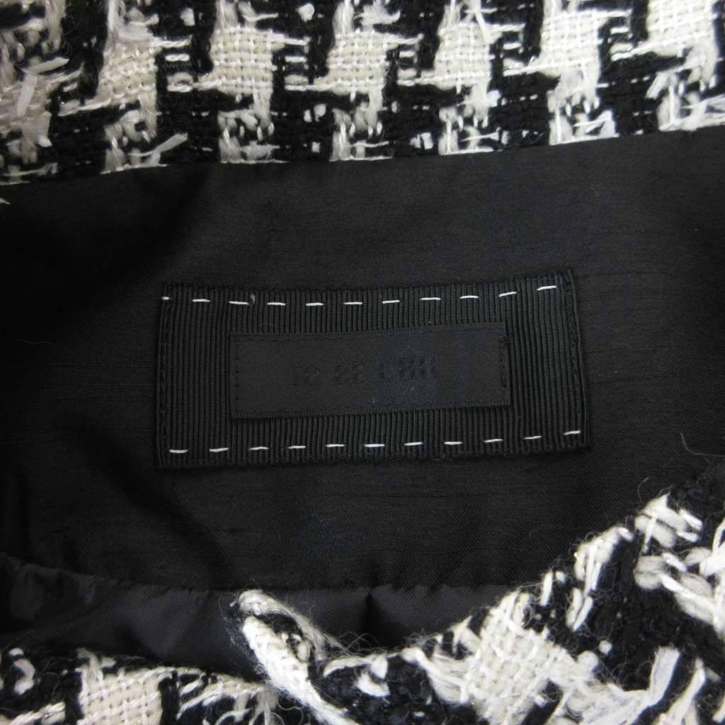 トゥービーシック TO BE CHIC ハウンドトゥース ツイード スタンド 